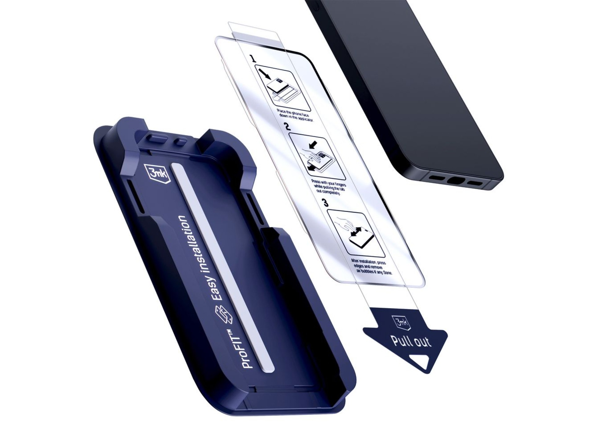 3mk HardGlass Max tempered glass for iPhone 17 Pro Max
