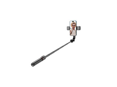 Bast�o de selfie Bluetooth Tech-Protect L05S com trip�, alcance de at� 105 cm e luz LED - Preto