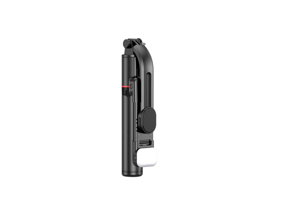 Palo selfie Bluetooth Tech-Protect L05S con trípode de hasta 105 cm con luz LED - Negro