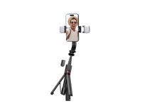 Palo selfie Bluetooth Tech-Protect L05S con trípode de hasta 105 cm con luz LED - Negro Palo selfie Bluetooth Tech-Protect L05S con trípode de hasta 105 cm con luz LED - Negro