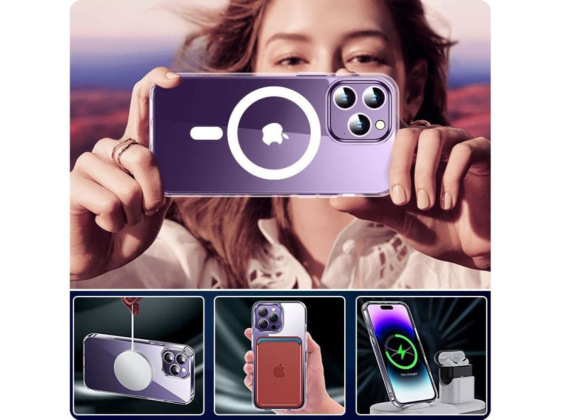Tech-Protect FlexAir Hybrid MagSafe Case for Samsung Galaxy S24 Ultra - Clear