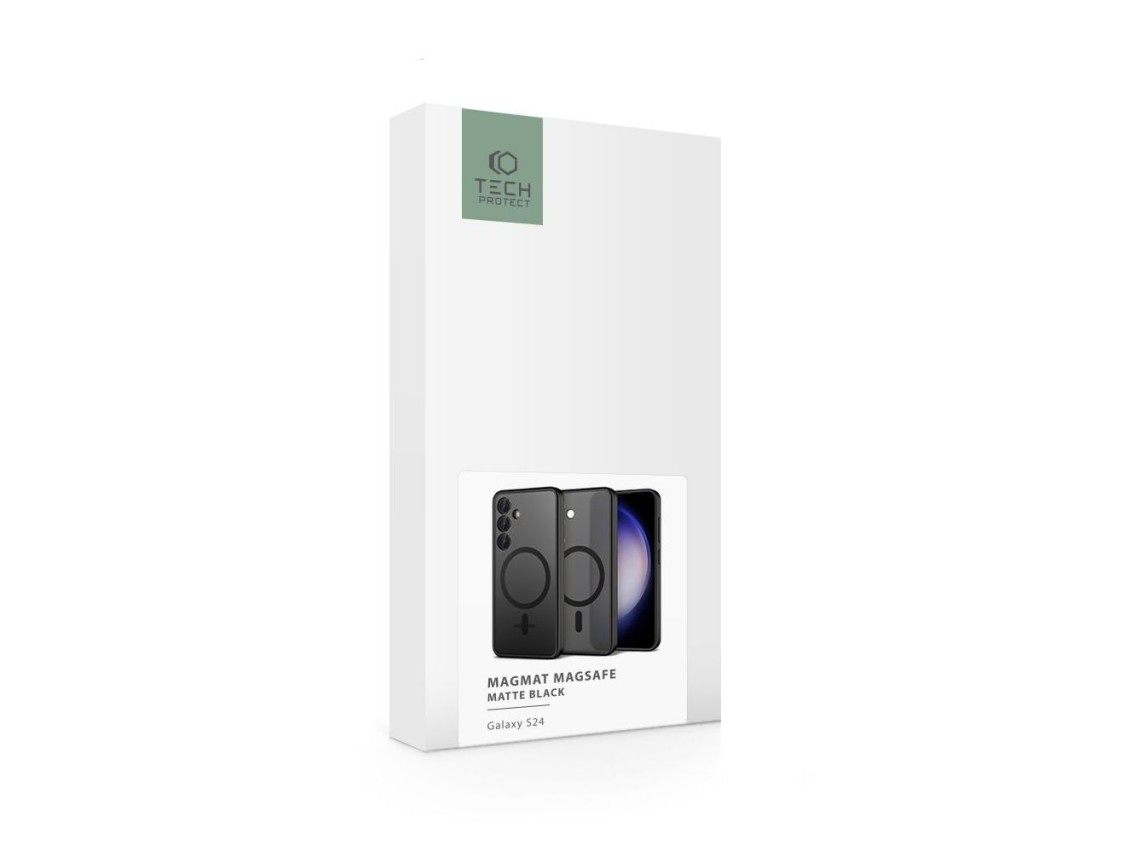 Capa Tech-Protect MagMat MagSafe para Samsung Galaxy S24 - Preto Fosco