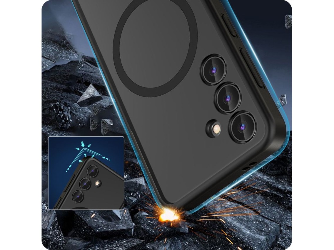 Capa Tech-Protect MagMat MagSafe para Samsung Galaxy S24 Ultra - Preto Fosco
