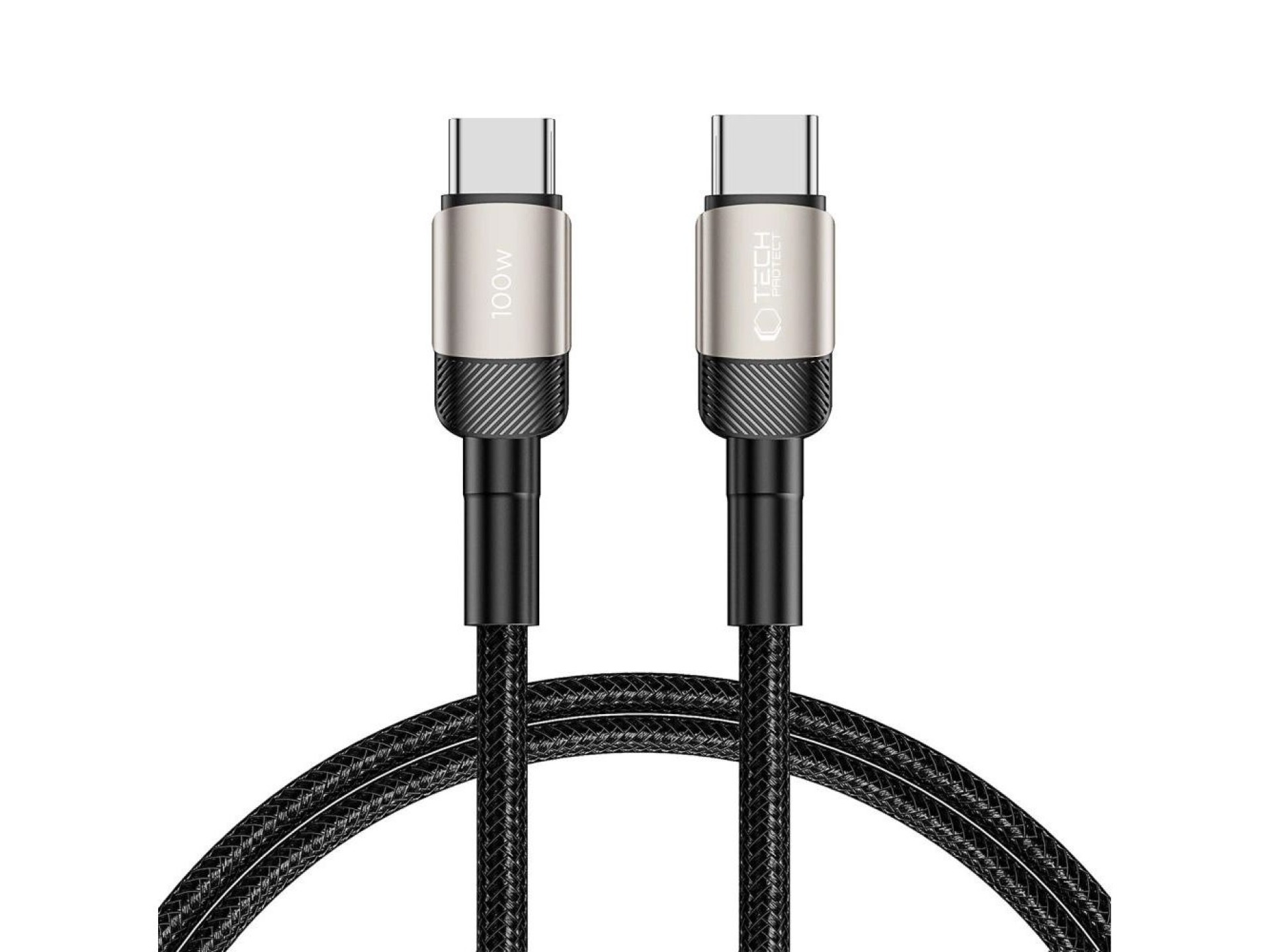Tech-Protect UltraBoost Evo USB-C / USB-C PD cable 100W 5A 1m - titanium