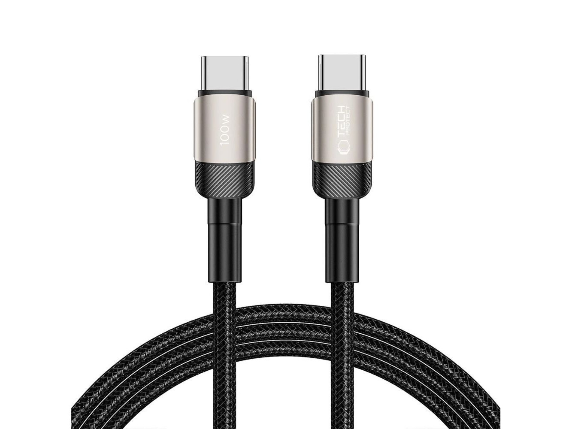 Cabo Tech-Protect UltraBoost Evo USB-C / USB-C PD 100W 5A 2m - titânio