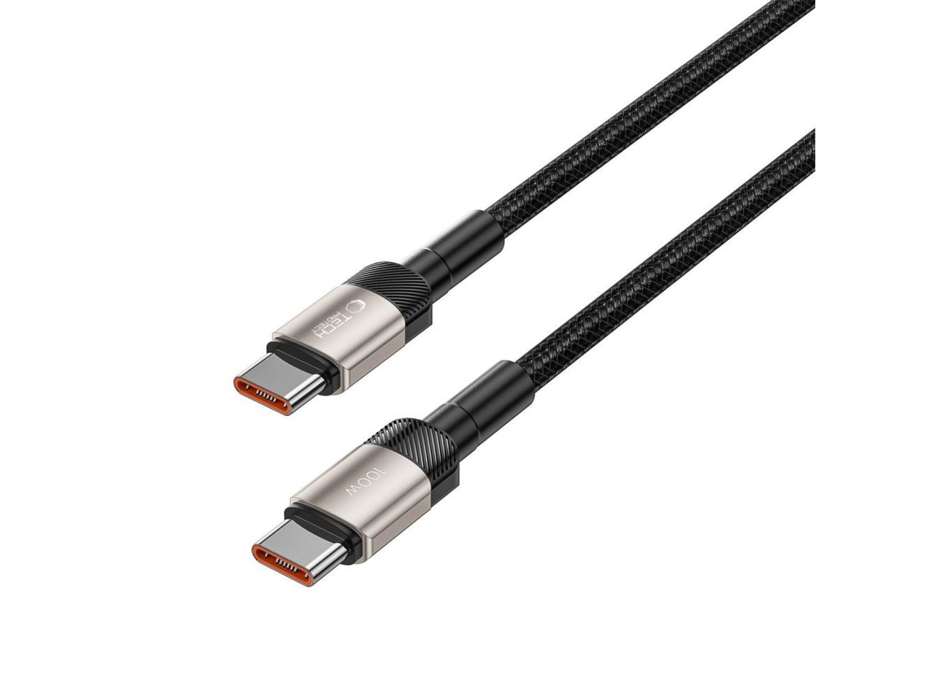 Cabo Tech-Protect UltraBoost Evo USB-C / USB-C PD 100W 5A 2m - titânio