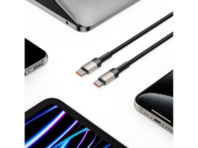 Tech-Protect UltraBoost Evo USB-C / USB-C PD cable 100W 5A 2m - titanium