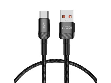 Tech-Protect UltraBoost Evo USB-C / USB-A cable 100W 5A 0.5m - black