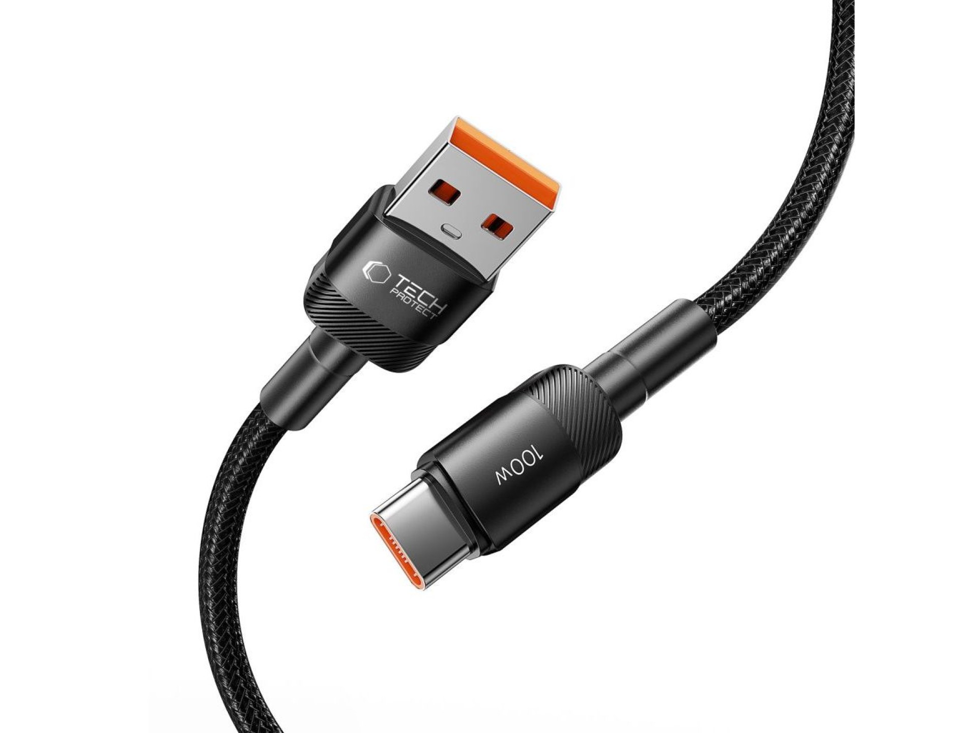 Tech-Protect UltraBoost Evo USB-C / USB-A cable 100W 5A 0.5m - black