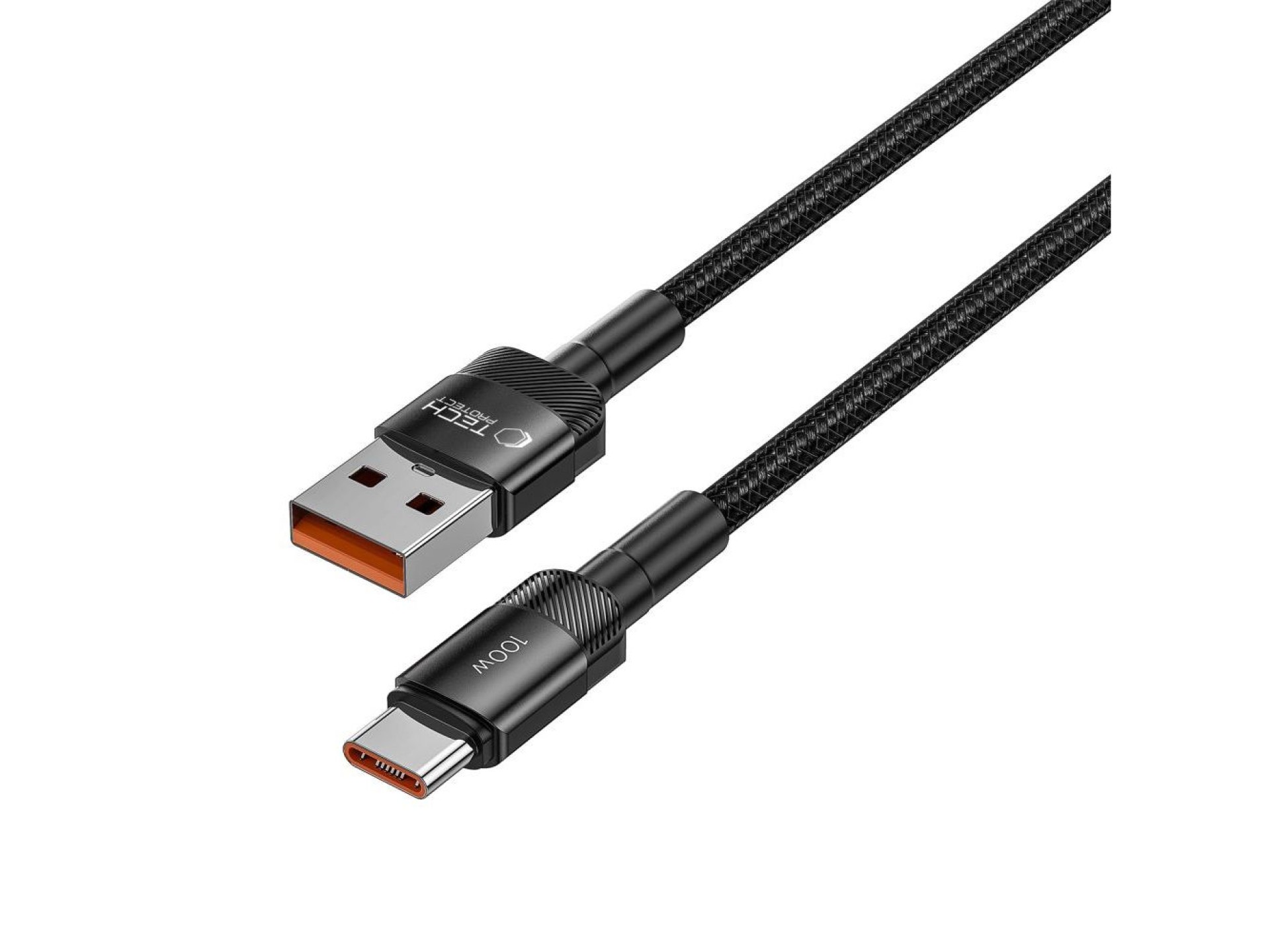Tech-Protect UltraBoost Evo USB-C / USB-A cable 100W 5A 0.5m - black