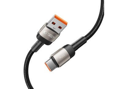 Tech-Protect UltraBoost Evo USB-C / USB-A cable 100W 5A 2m - titanium Tech-Protect UltraBoost Evo USB-C / USB-A cable 100W 5A 2m - titanium