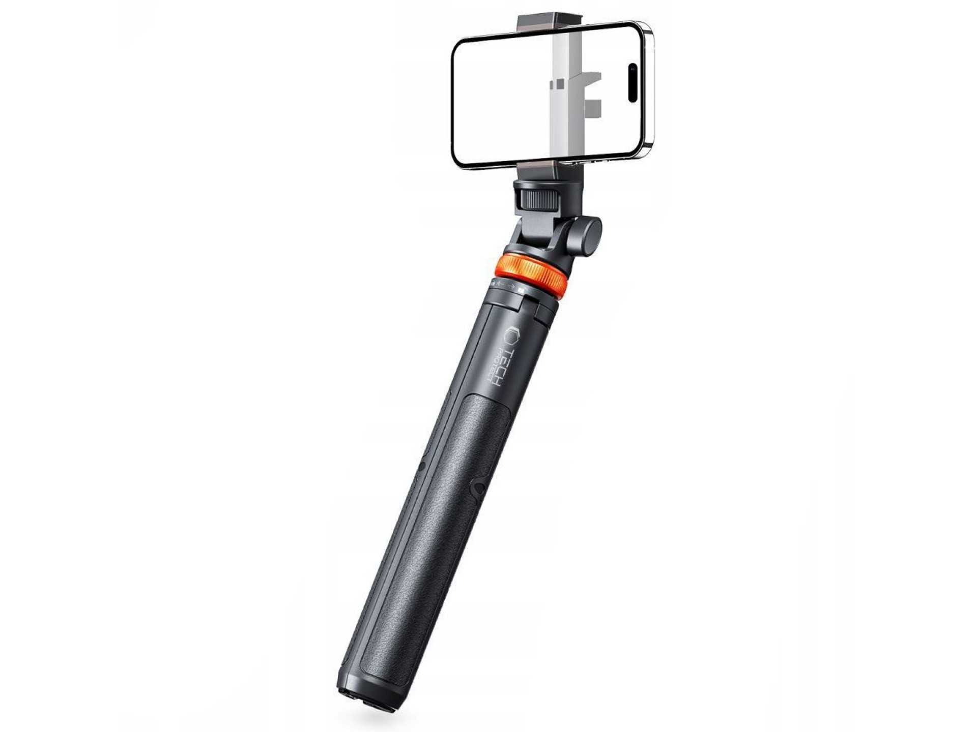 Bastão de selfie Tech-Protect L03S Bluetooth com controle remoto, tripé de até 148 cm e cabeça de 18