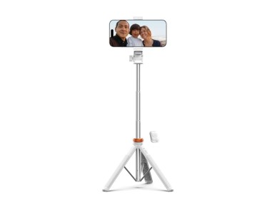 Bast�o de selfie Tech-Protect L03S Bluetooth com controle remoto, trip� de at� 148 cm e cabe�a de 18