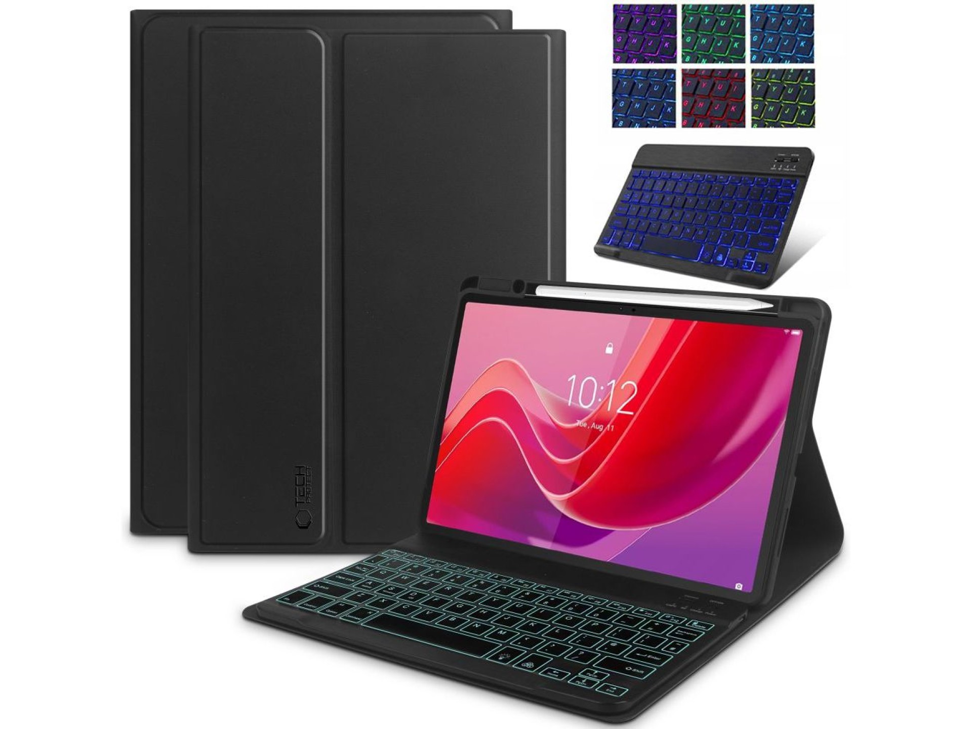 Capa Tech-Protect SC Pen + Teclado com Teclado para Lenovo Tab M11 11