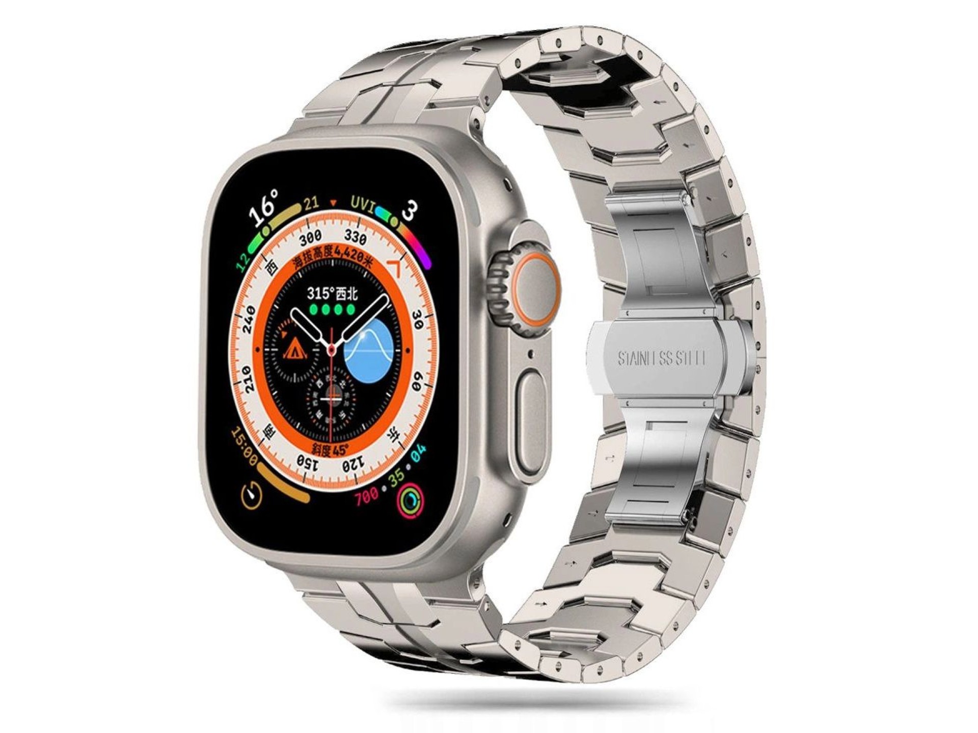 Correa Tech-Protect Stainless Line para Apple Watch 4 / 5 / 6 / 7 / 8 / 9 / SE / Ultra 1 / 2 (42/44/