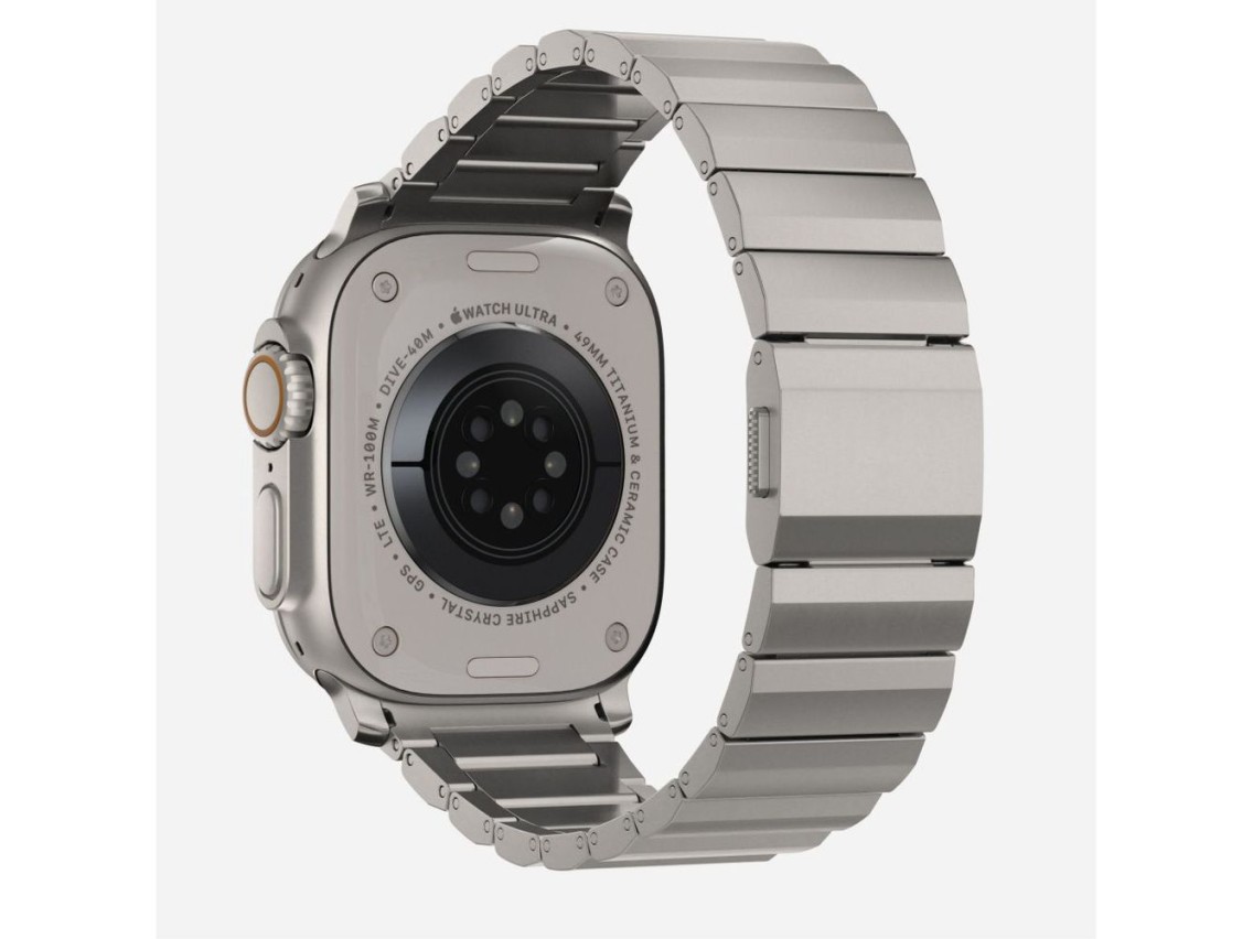 Pulseira Tech-Protect SteelBand para Apple Watch 4/5/6/7/8/9/SE/Ultra 1/2 (42/44/45/49 mm) - titânio
