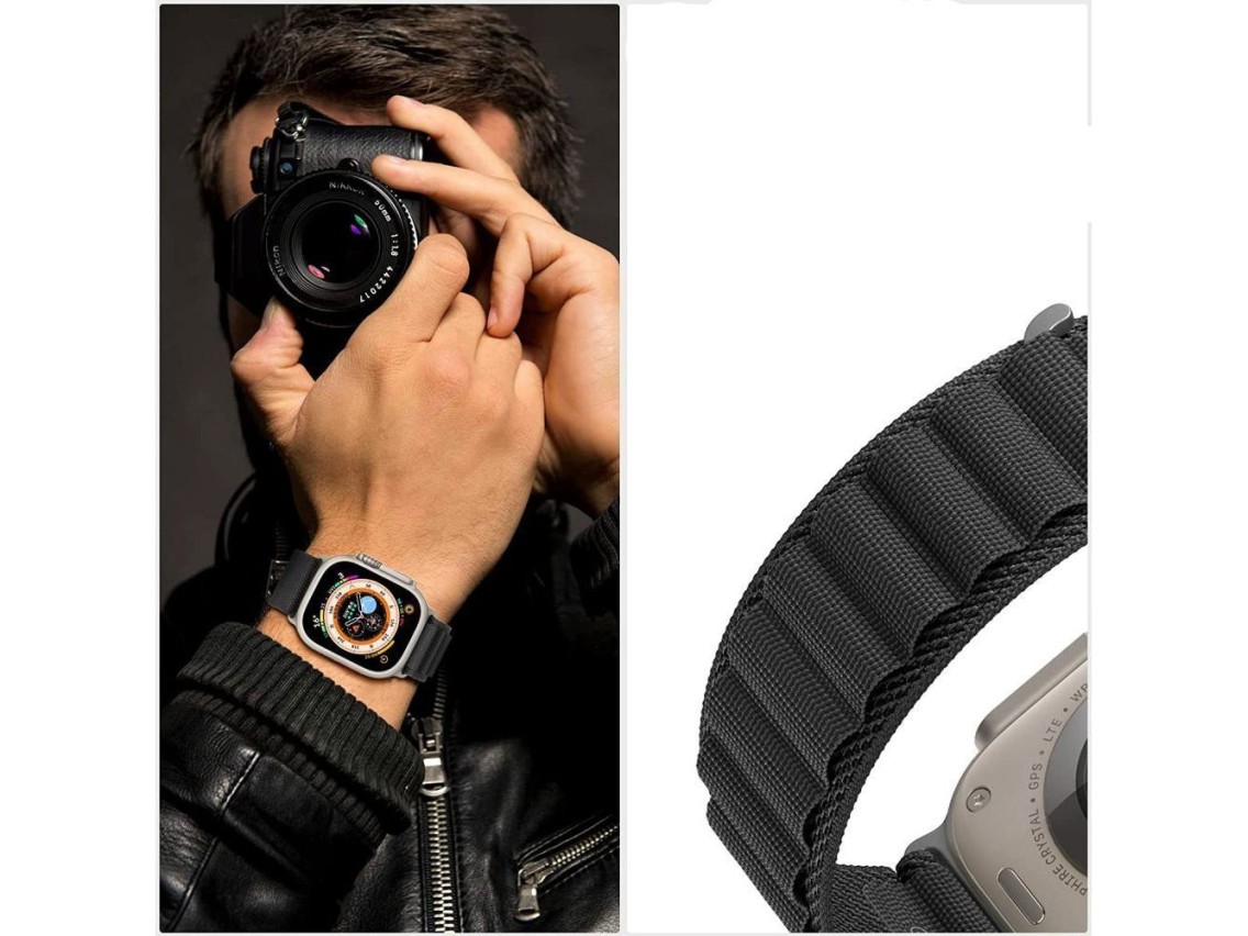 Tech-Protect Nylon Pro Strap for Apple Watch 4 / 5 / 6 / 7 / 8 / 9 / SE / Ultra 1 / 2 (42/44/45/49 m