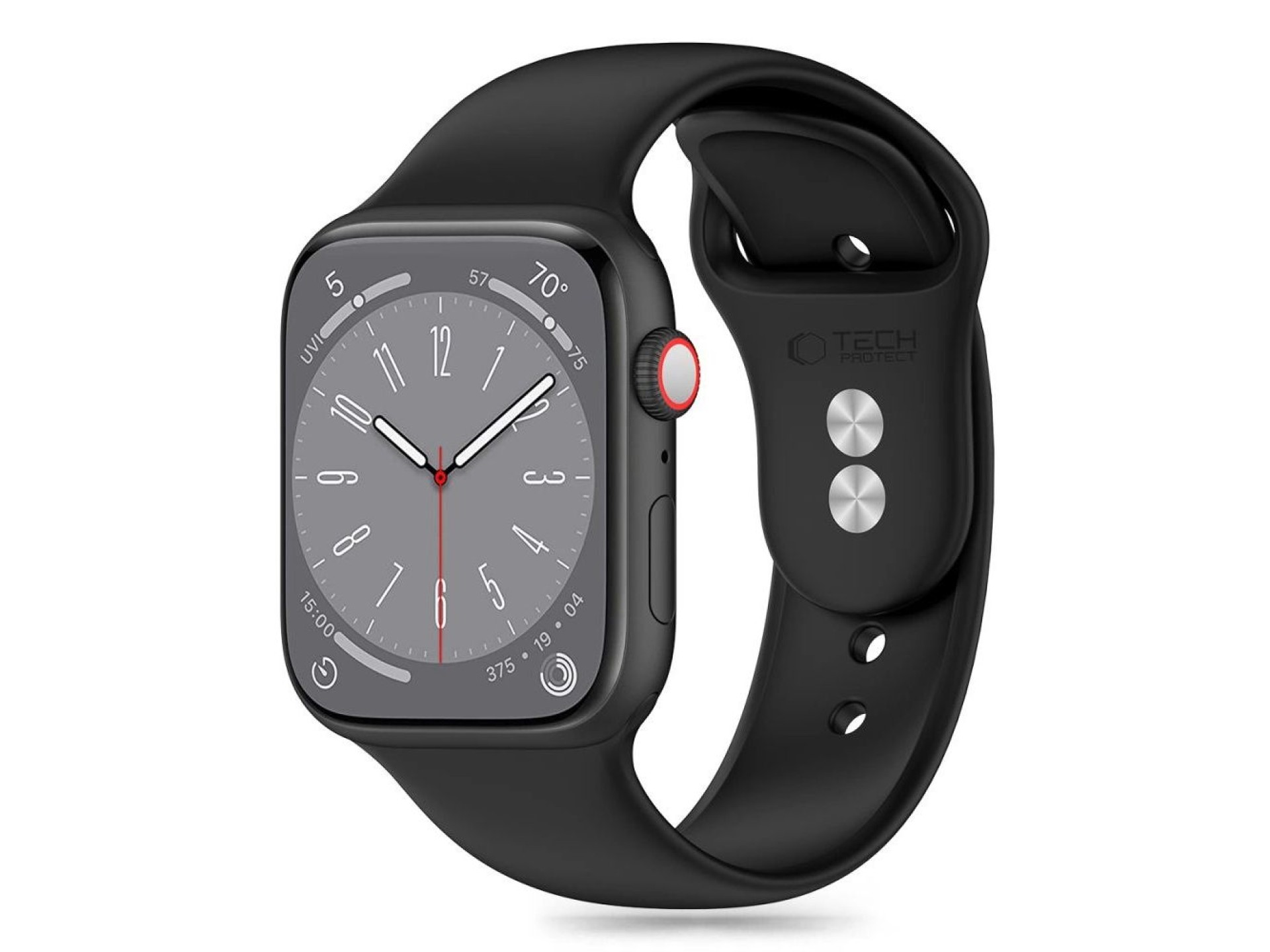 Tech-Protect Silicone Strap for Apple Watch 4 / 5 / 6 / 7 / 8 / 9 / SE / Ultra 1 / 2 (42 / 44 / 45 /