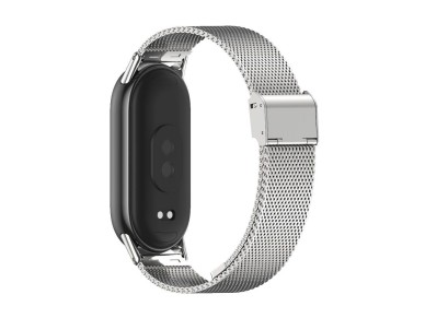 Tech-Protect MilaneseBand Strap for Xiaomi Smart Band 8 / 8 NFC - Silver