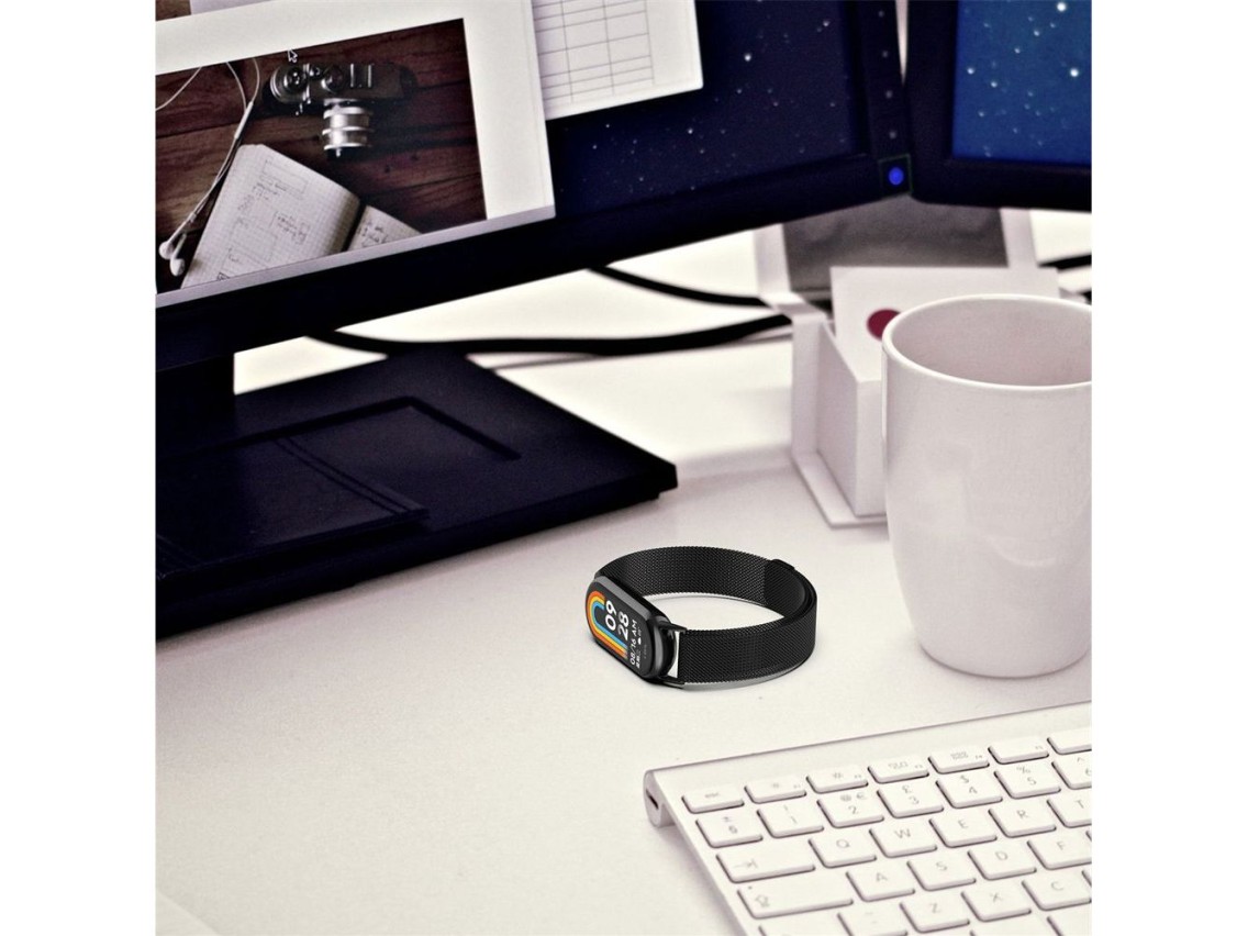 Pulseira Tech-Protect MilaneseBand para Xiaomi Smart Band 8/8 NFC - Prata