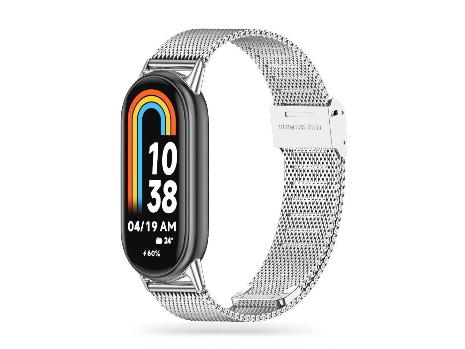 Pulseira Tech-Protect MilaneseBand para Xiaomi Smart Band 8/8 NFC - Prata