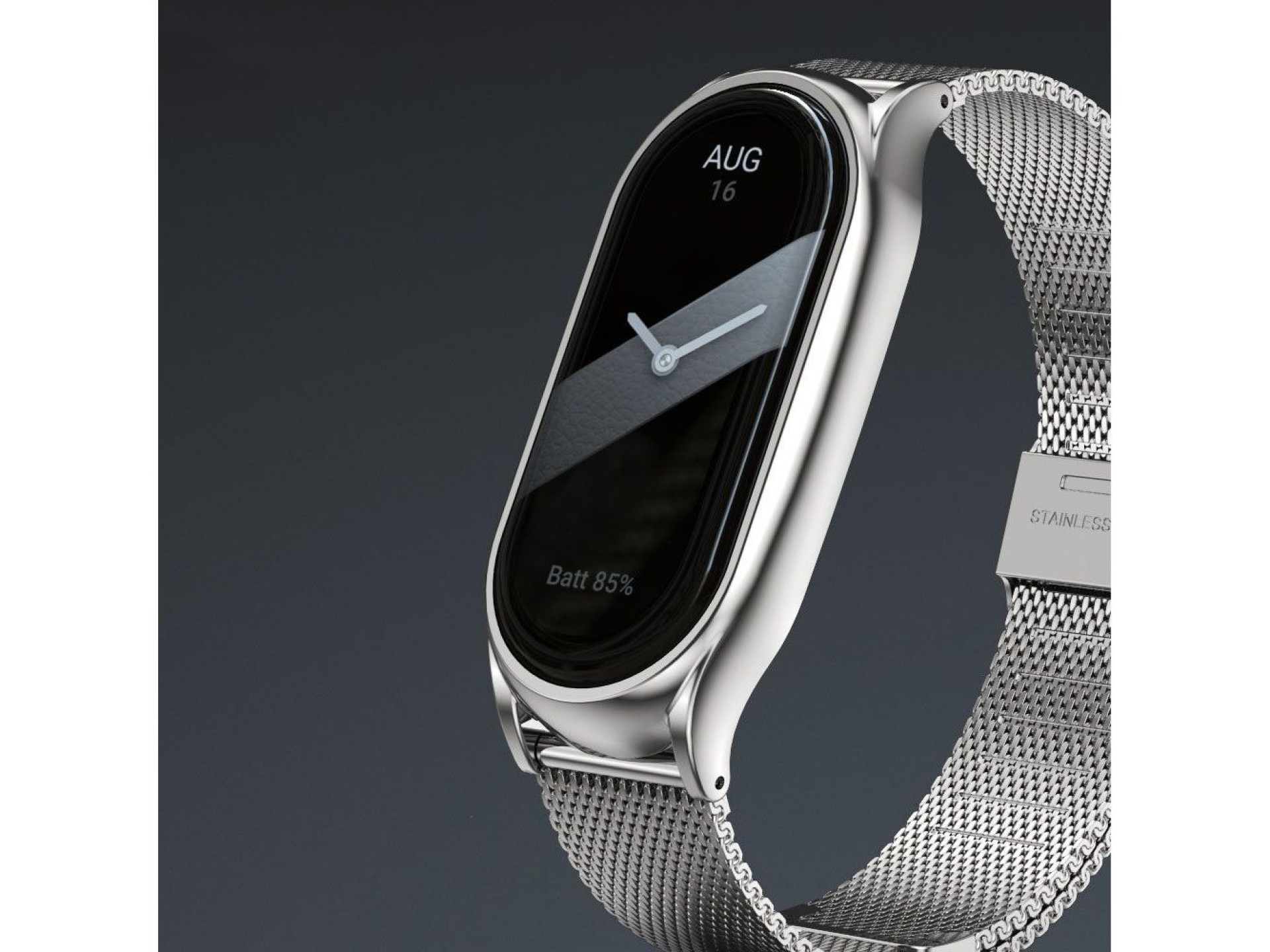 Pulseira Tech-Protect MilaneseBand para Xiaomi Smart Band 8/8 NFC - Preta