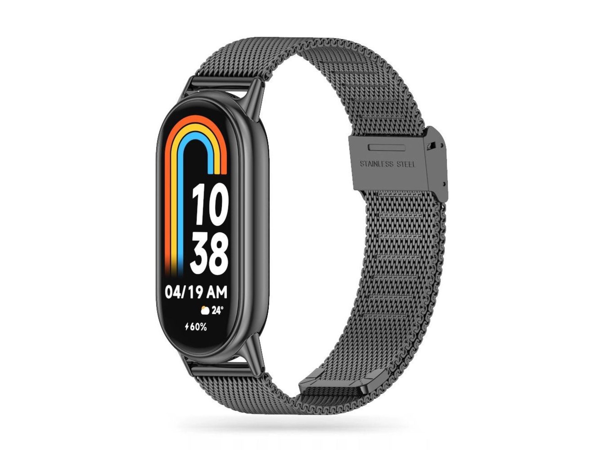 Pulseira Tech-Protect MilaneseBand para Xiaomi Smart Band 8/8 NFC - Preta