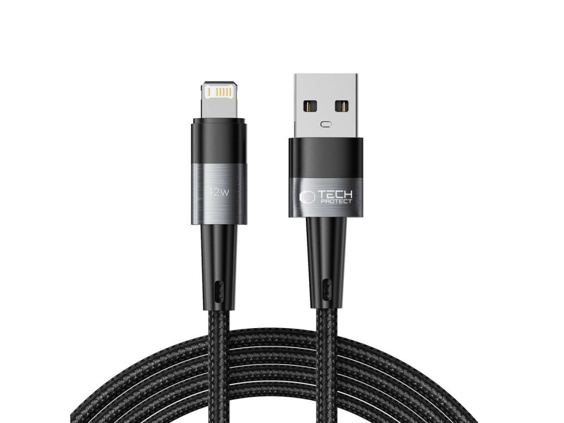 Tech-Protect UltraBoost Lightning / Lightning cable 12W 2.4A 2m - gray
