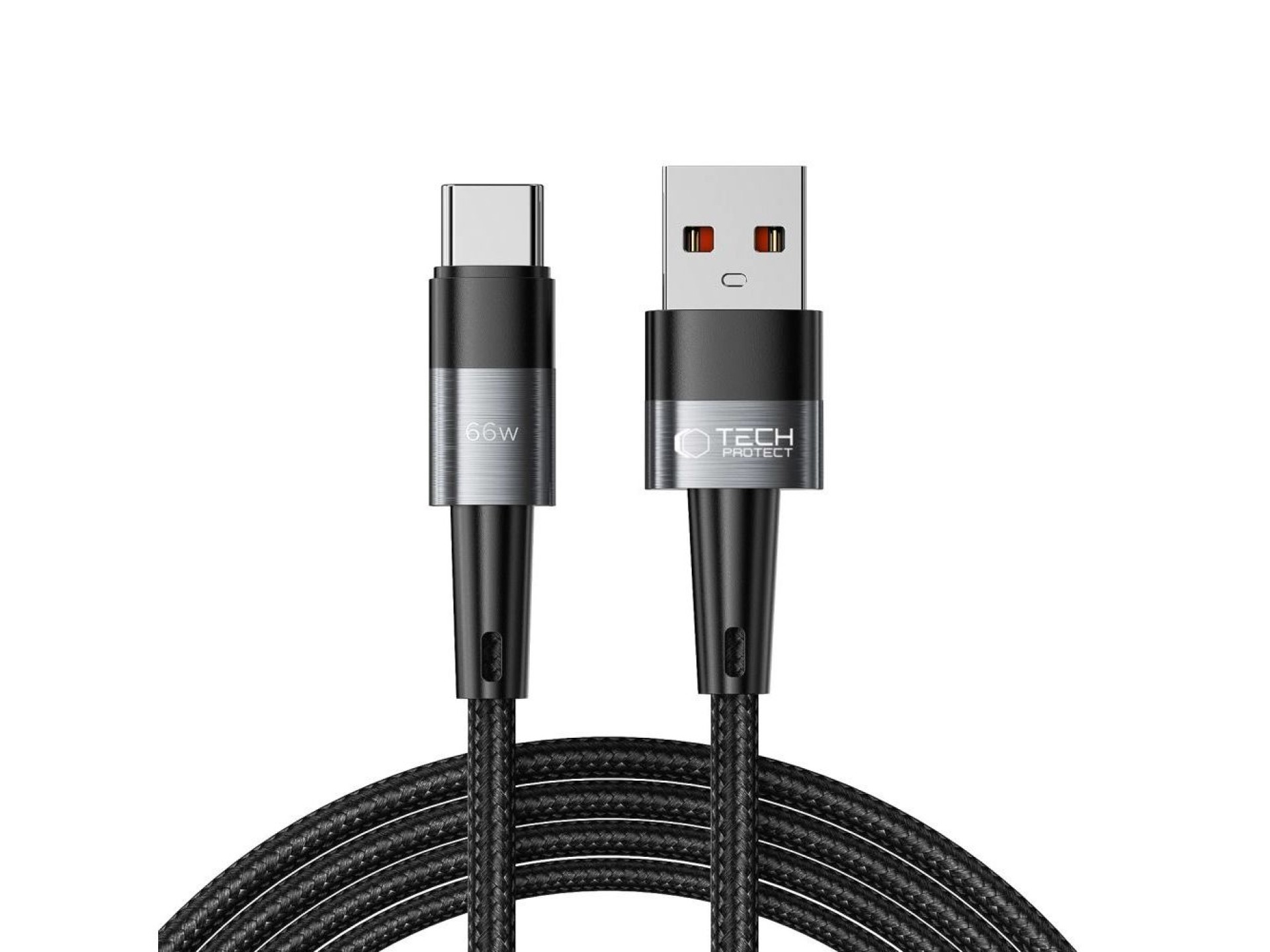 Tech-Protect UltraBoost USB-C / USB-C 66W 6A 2m Cable - Gray