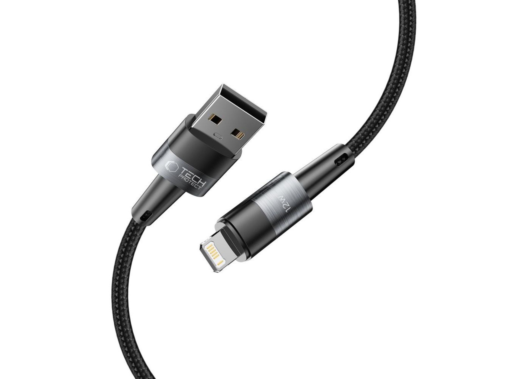 Tech-Protect UltraBoost Lightning / Lightning cable 12W 2.4A 1m - gray