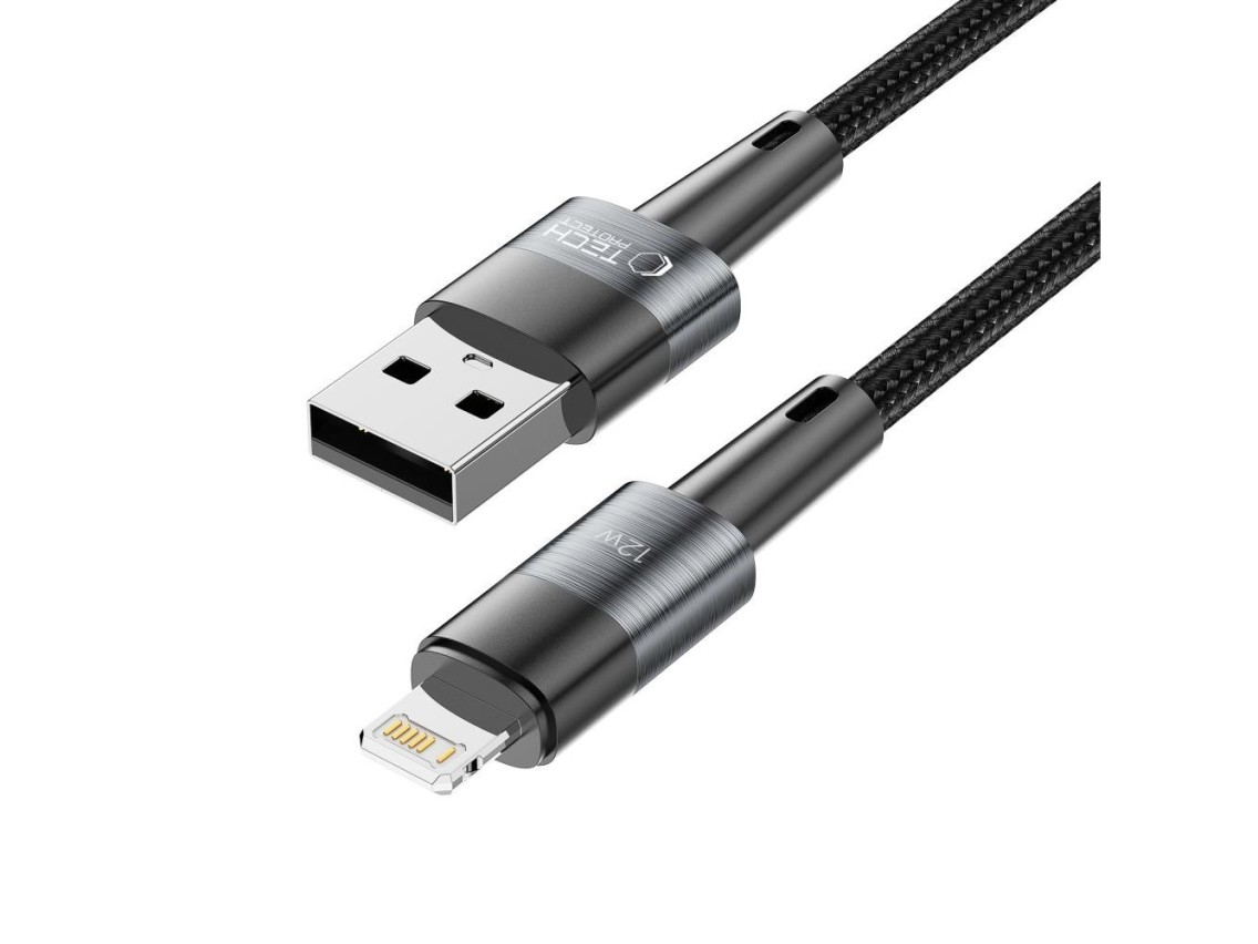 Tech-Protect UltraBoost Lightning / Lightning cable 12W 2.4A 1m - gray
