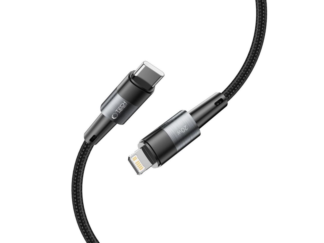 Tech-Protect UltraBoost Lightning / USB-C PD 20W 3A 2m cable - gray