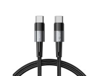 Cabo Tech-Protect UltraBoost USB-C / USB-C PD 60W 3A 1m - Cinza Cabo Tech-Protect UltraBoost USB-C / USB-C PD 60W 3A 1m - Cinza