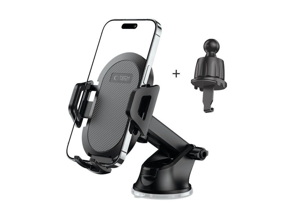 Tech-Protect V5 Car Phone Holder for Cockpit/Air Vent - Black