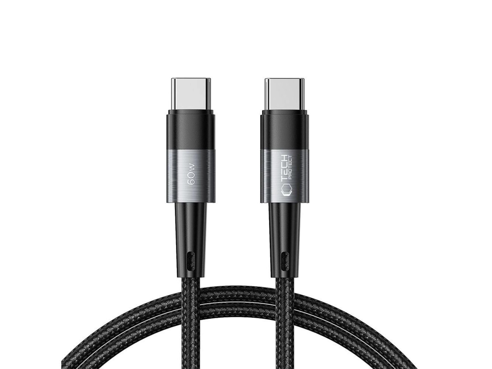 Cabo Tech-Protect UltraBoost USB-C / USB-C PD 60W 3A 1m - Cinza