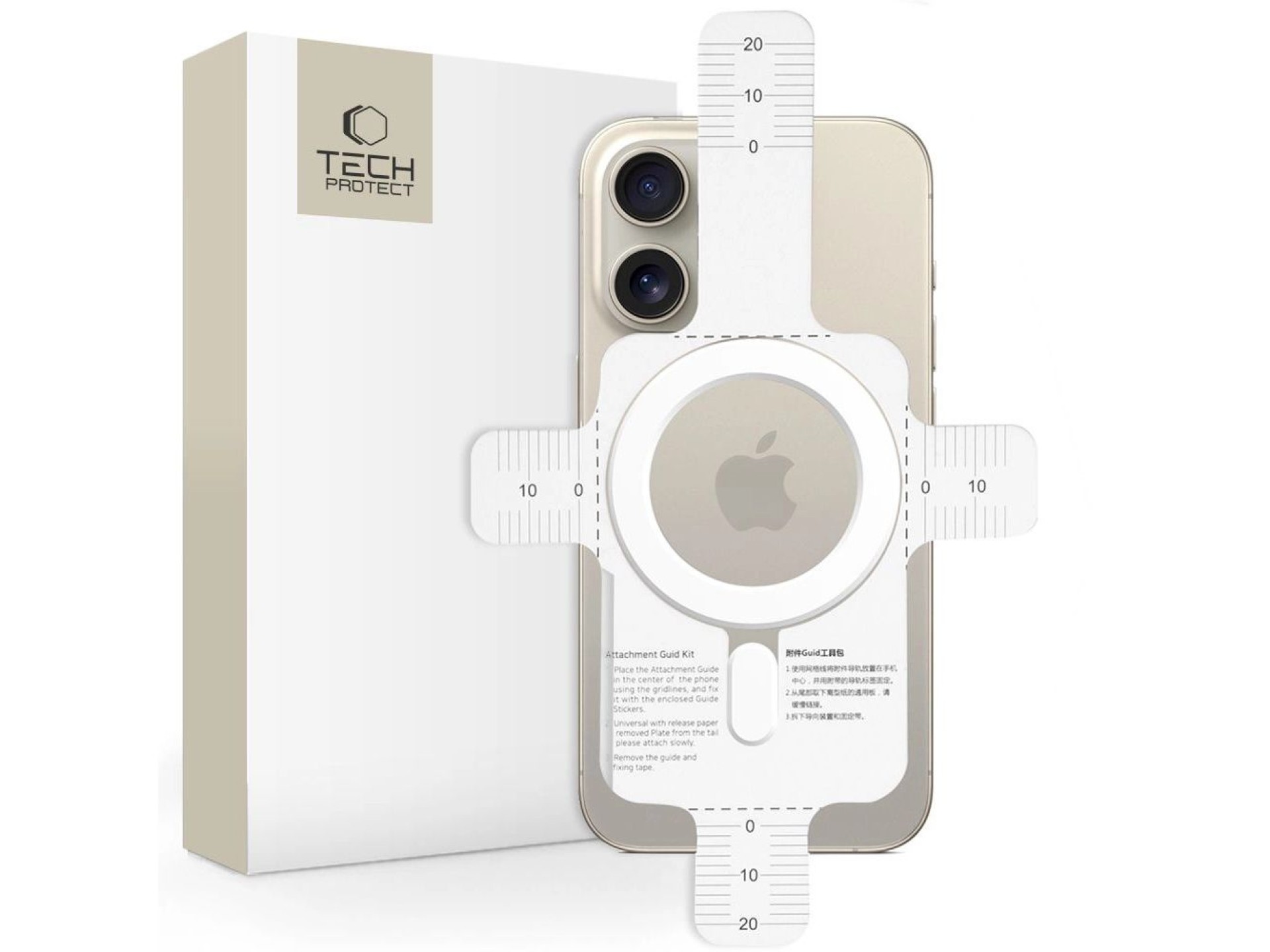 Anillo magnético universal Tech-Protect MagMat MagSafe - Blanco