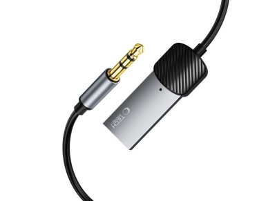 Adaptador de �udio Tech-Protect UltraBoost mini jack 3,5 mm (macho) / Bluetooth - cinza