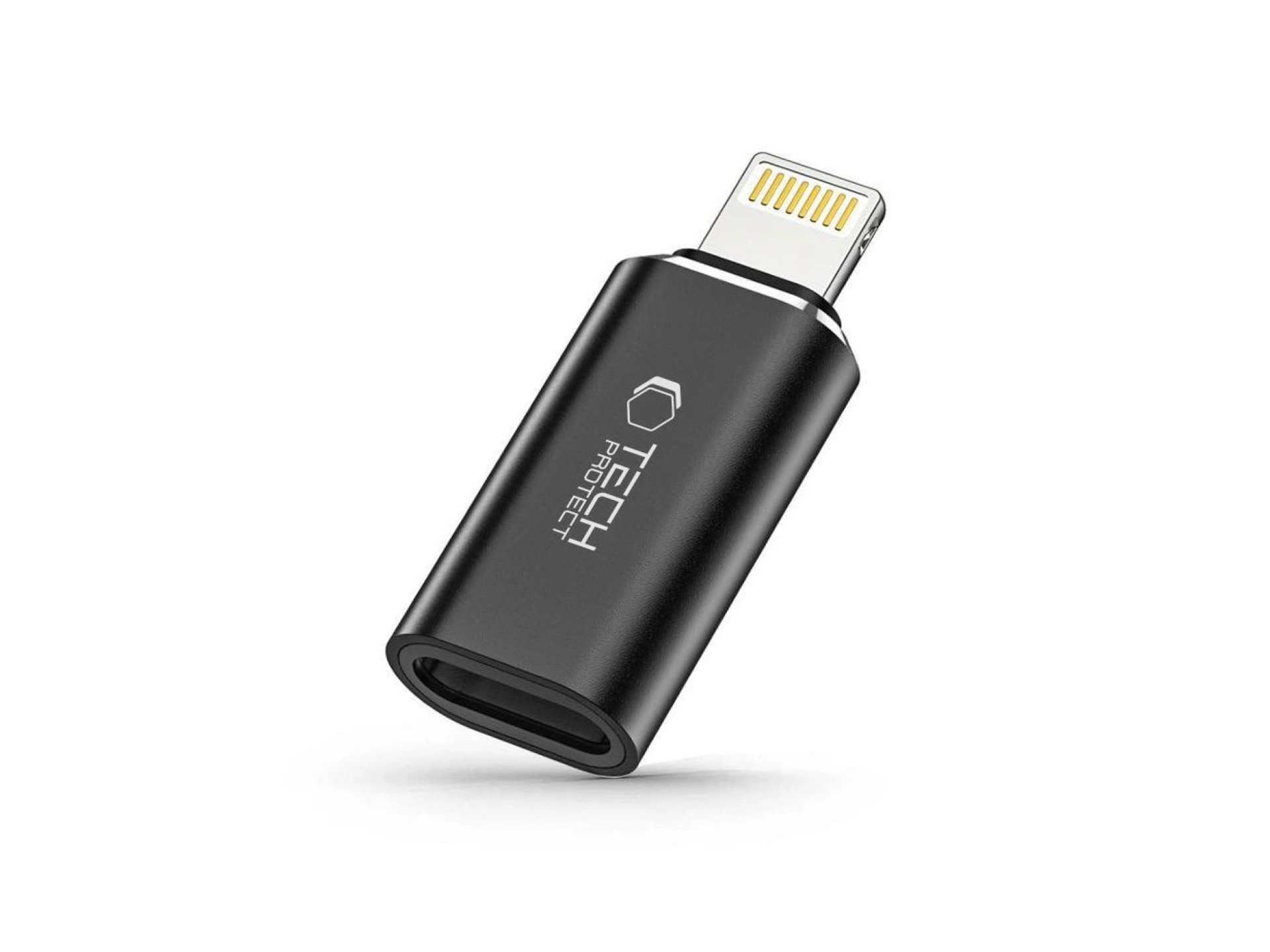 Tech-Protect UltraBoost Lightning (Male) / USB-C (Female) Adapter - Black