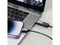 Tech-Protect UltraBoost USB-C (Male) / USB-A (Female) OTG Adapter - Black Tech-Protect UltraBoost USB-C (Male) / USB-A (Female) OTG Adapter - Black