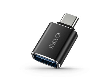 Tech-Protect UltraBoost USB-C (Male) / USB-A (Female) OTG Adapter - Black