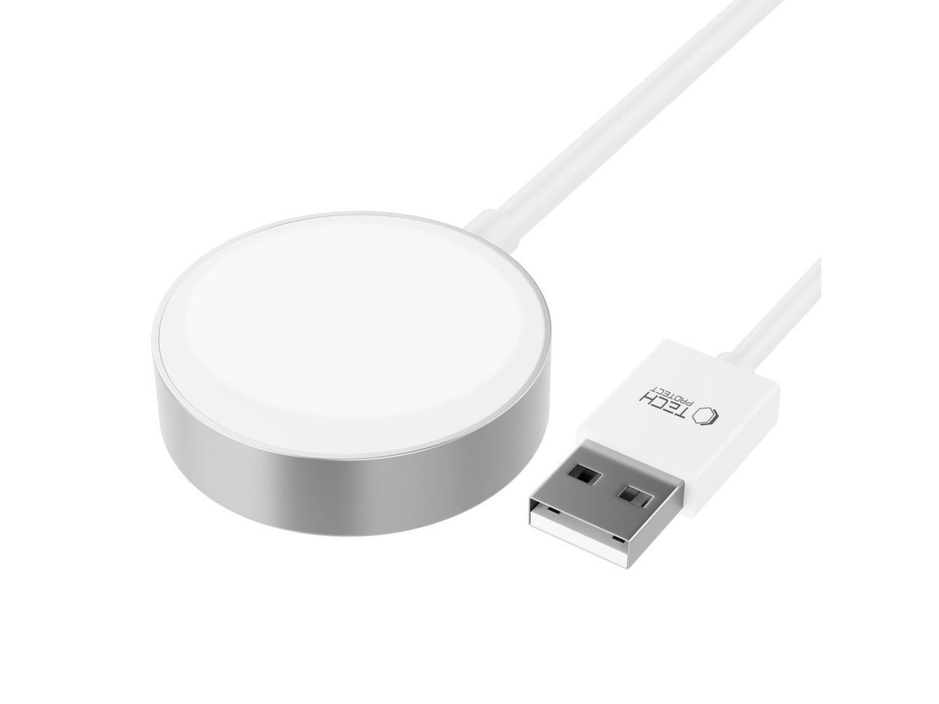 Carregador magnético indutivo Tech-Protect UltraBoost com conector USB-A para Apple Watch 1,2 m - Br