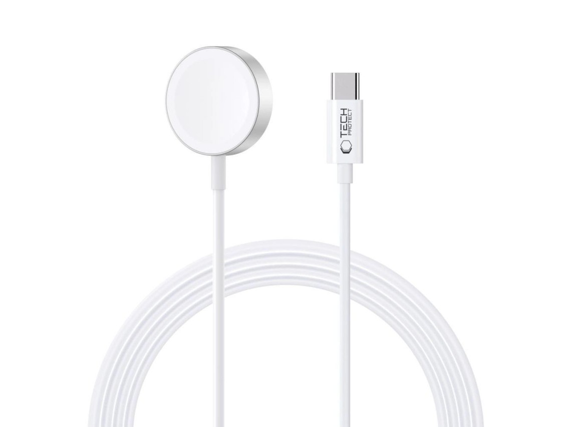 Carregador magnético indutivo Tech-Protect UltraBoost com conector USB-C para Apple Watch 1,2 m - Br