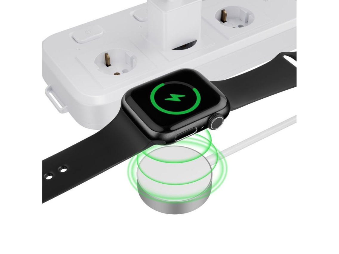 Carregador magnético indutivo Tech-Protect UltraBoost com conector USB-C para Apple Watch 1,2 m - Br