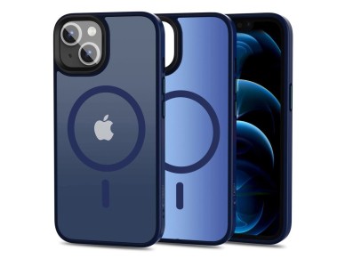 Tech-Protect MagMat MagSafe iPhone 13 Case - Matte Navy Blue Tech-Protect MagMat MagSafe iPhone 13 Case - Matte Navy Blue