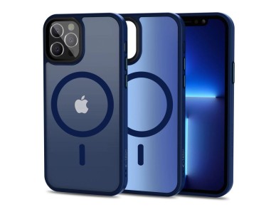 Tech-Protect MagMat MagSafe Case for iPhone 12 / 12 Pro - Matte Navy Blue Tech-Protect MagMat MagSafe Case for iPhone 12 / 12 Pro - Matte Navy Blue