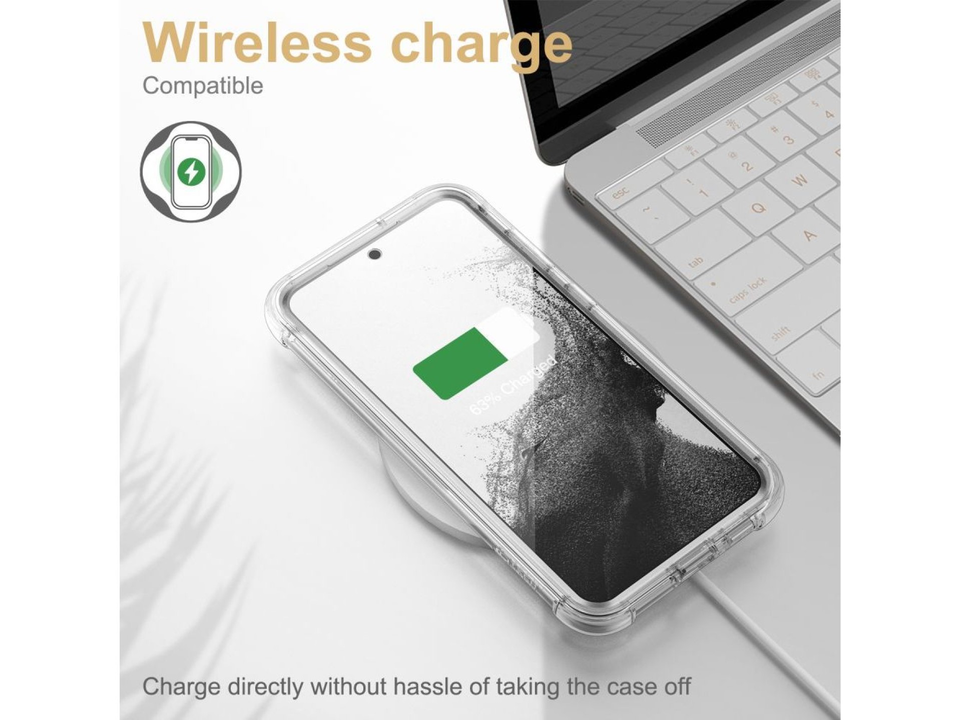 Capa Tech-Protect Kevlar para Samsung Galaxy S23+ - Transparente