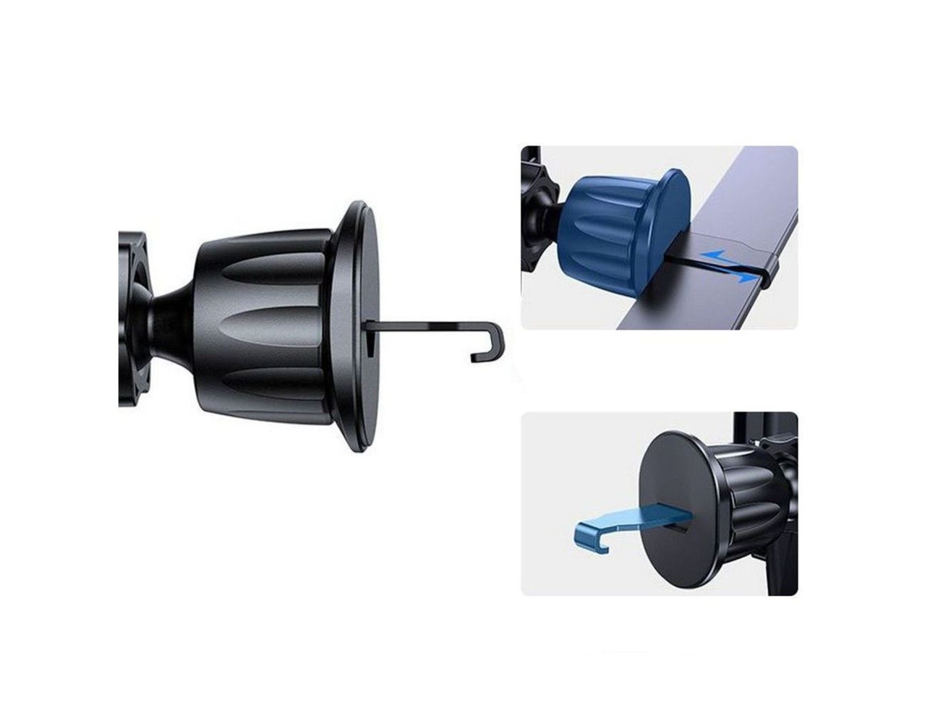 Soporte para teléfono de coche Tech-Protect N53 con MagSafe para rejilla de ventilación - Negro