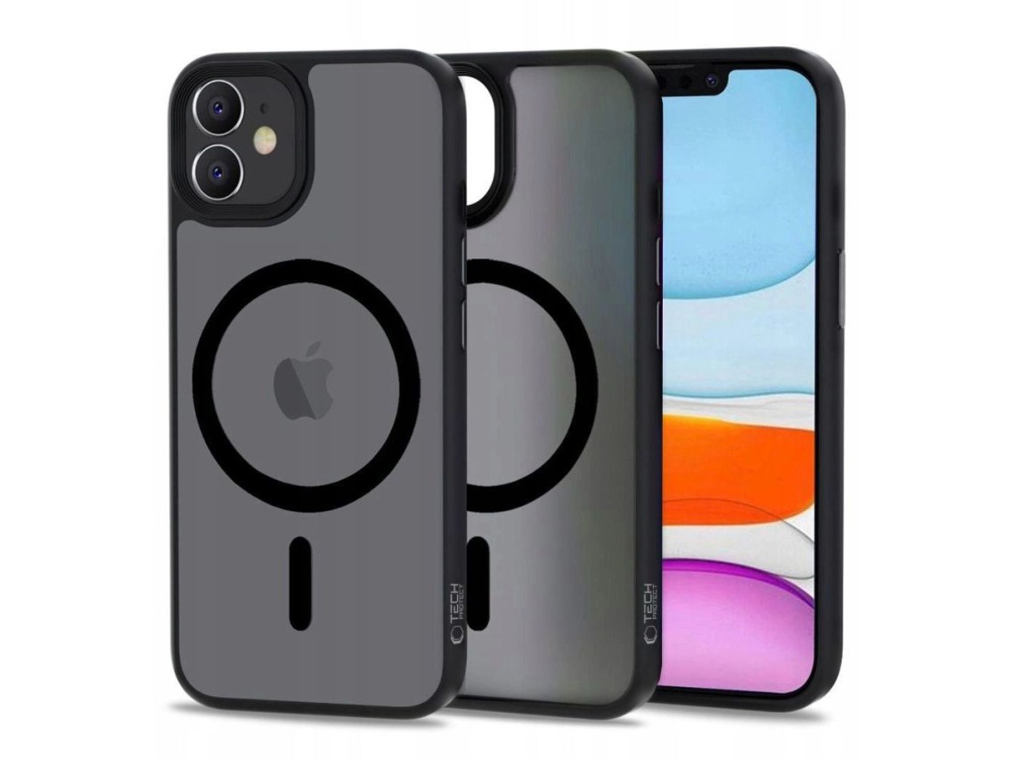 Tech-Protect MagMat MagSafe iPhone 11 Case - Matte Black