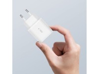 Tech-Protect C20W USB-C PD 20W / USB-A QC 3.0 charger with USB-C / USB-C cable - white