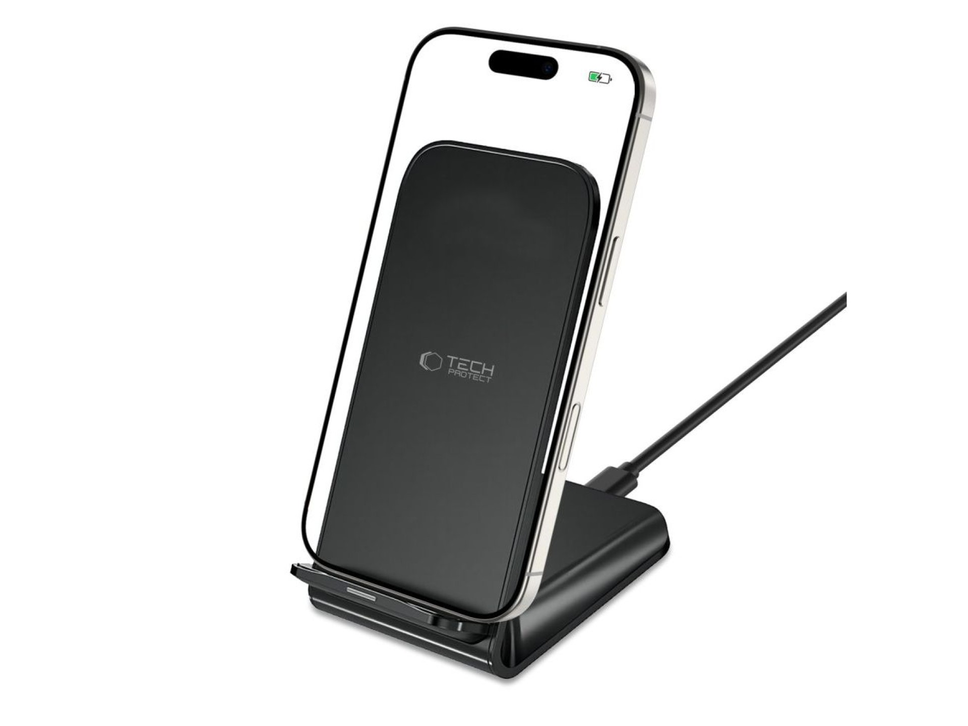 Tech-Protect QI15W-S2 inductive charger 15W in the form of a stand - black